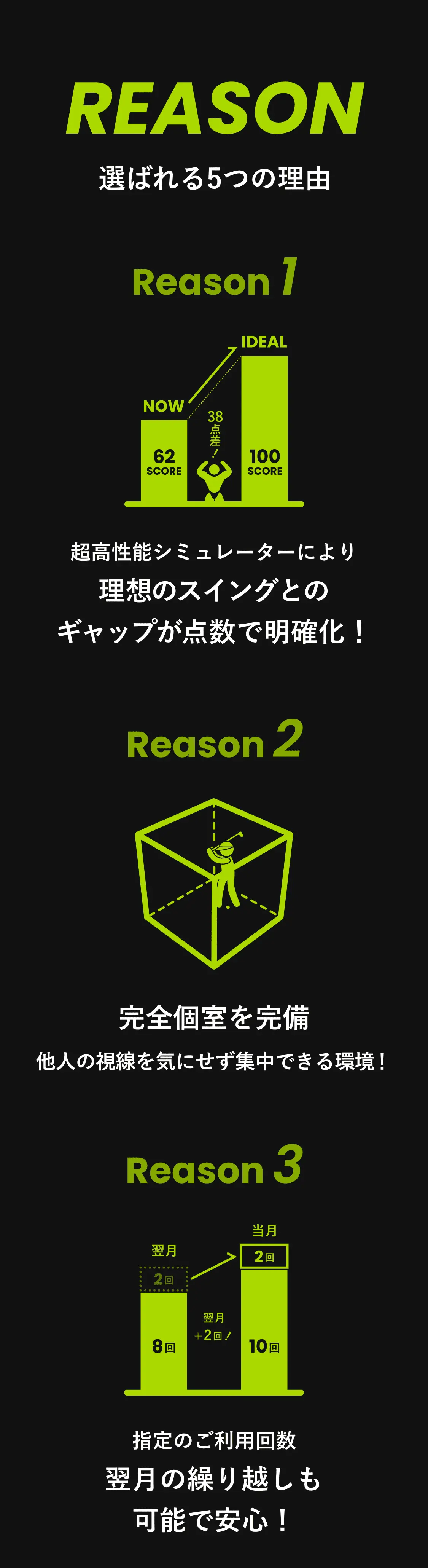 選ばれる５つの理由